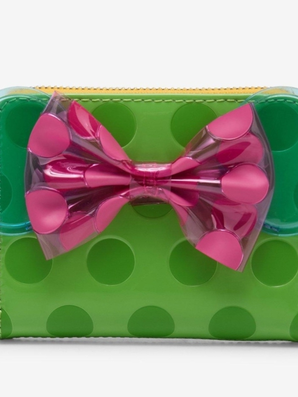 Loungefly Disney Minnie Mouse  Polka Dot Wallet with Pink Bow
